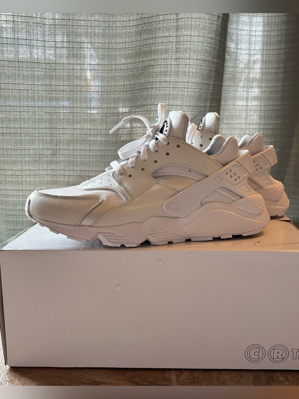 White Customized Nike Huraches